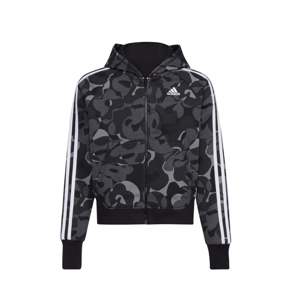 adidas Other - Adidas Girls Zip Up Fleece Hoodie NWT